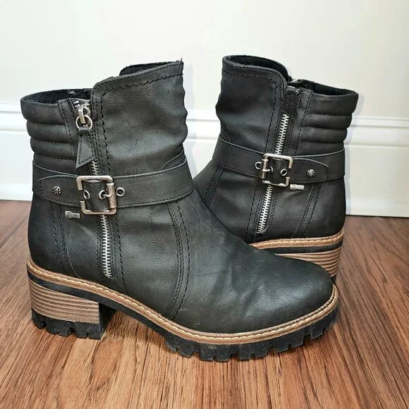 Spring Step Relife Smokies R-TEX Water-Resistant Black Boots – Size 41 - Picture 2 of 9